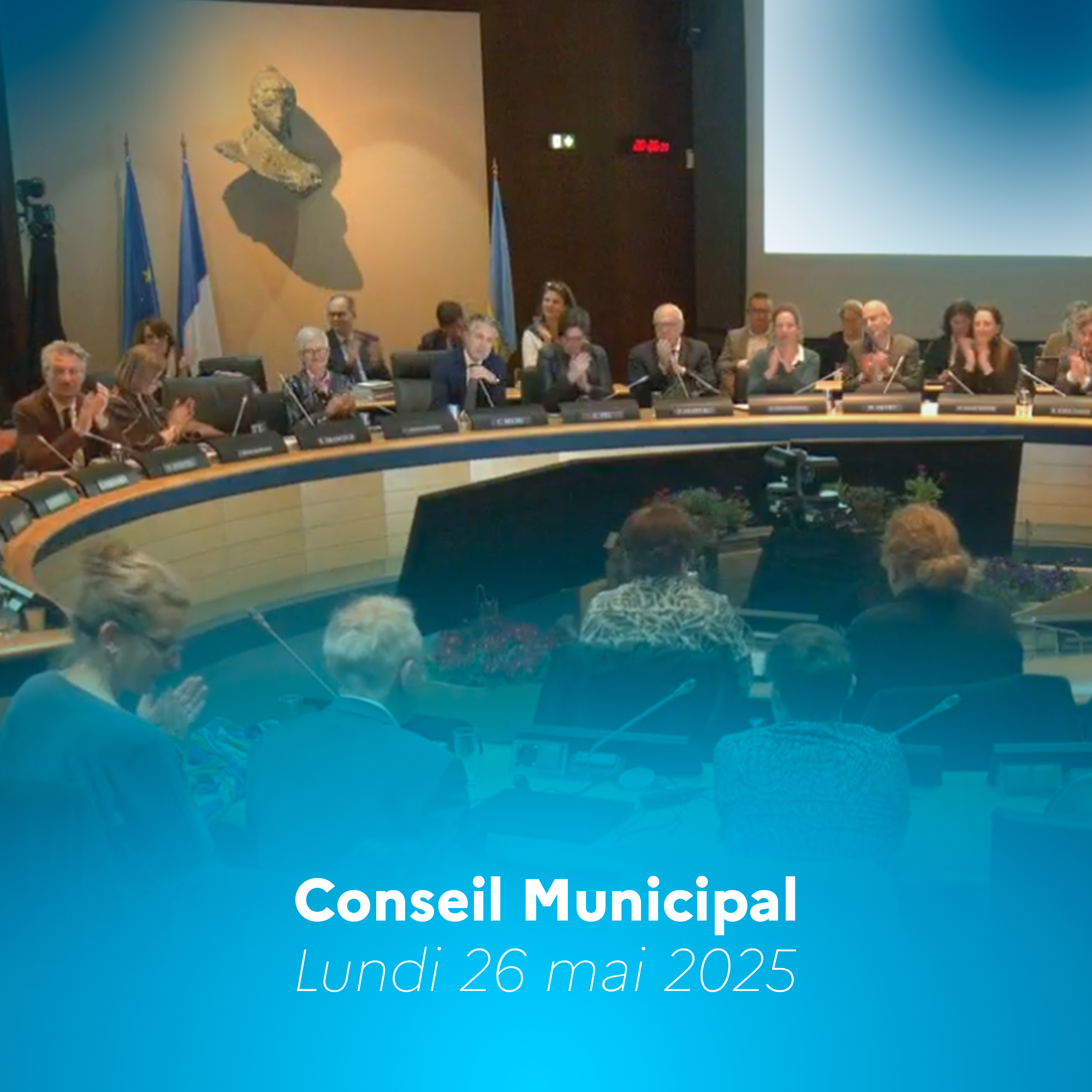 Rétrospective du Conseil municipal du mois de mai.